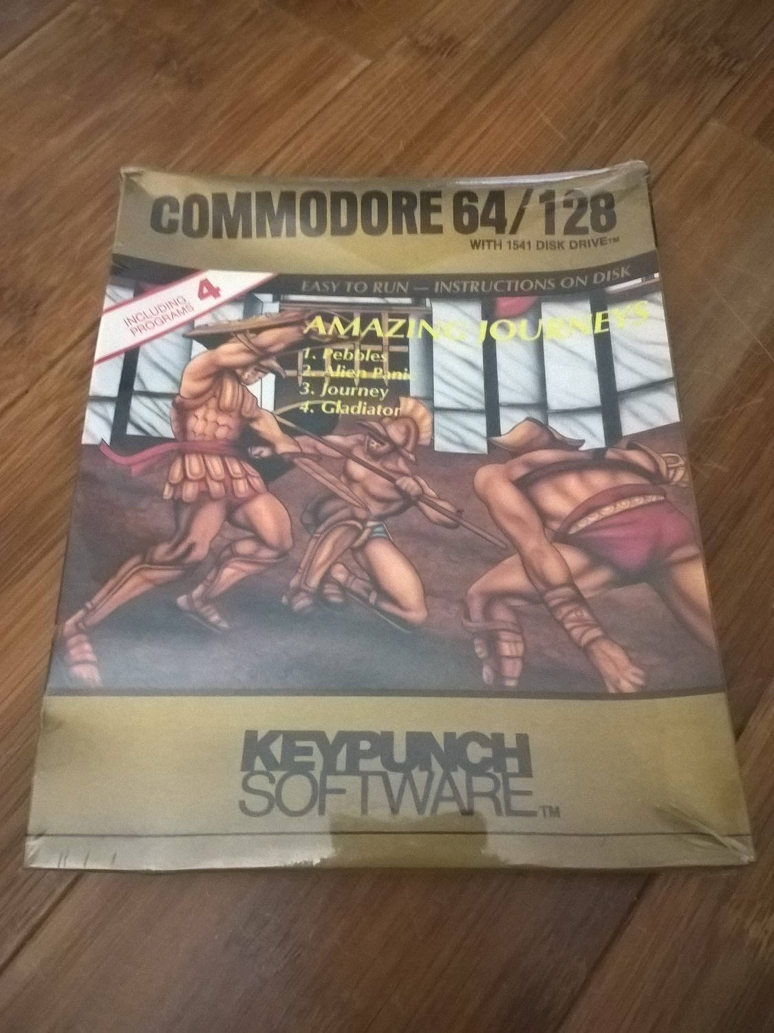 Amazing Journeys For Commodore 64/128, NEW FACTORY SEALED, Keypunch