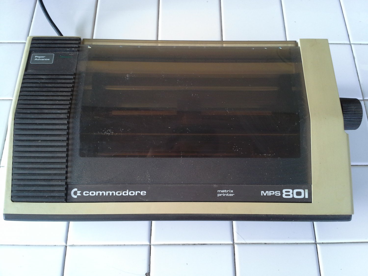 Commodore MPS-801 Printer, TESTED GOOD, Dot Matrix, C64/128/+4/16