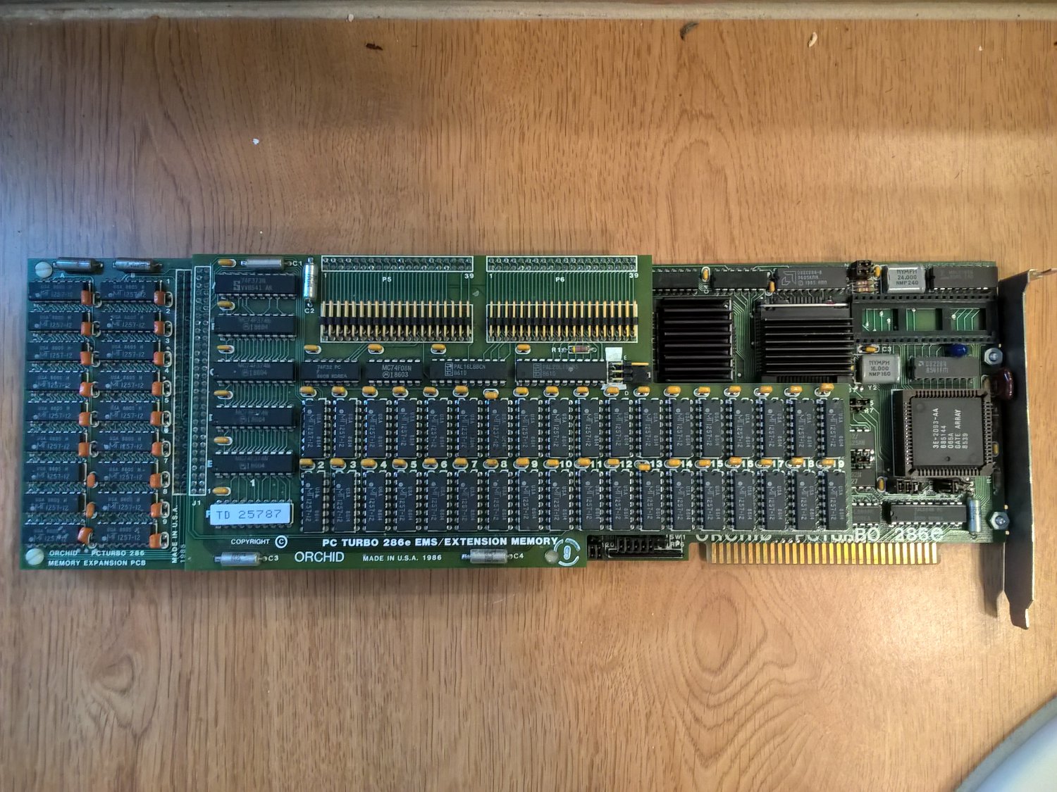 Orchid PCTurbo 286e Accelerator W/ 2x RAM For IBM PC/XT/5150/5160 & Compatibles