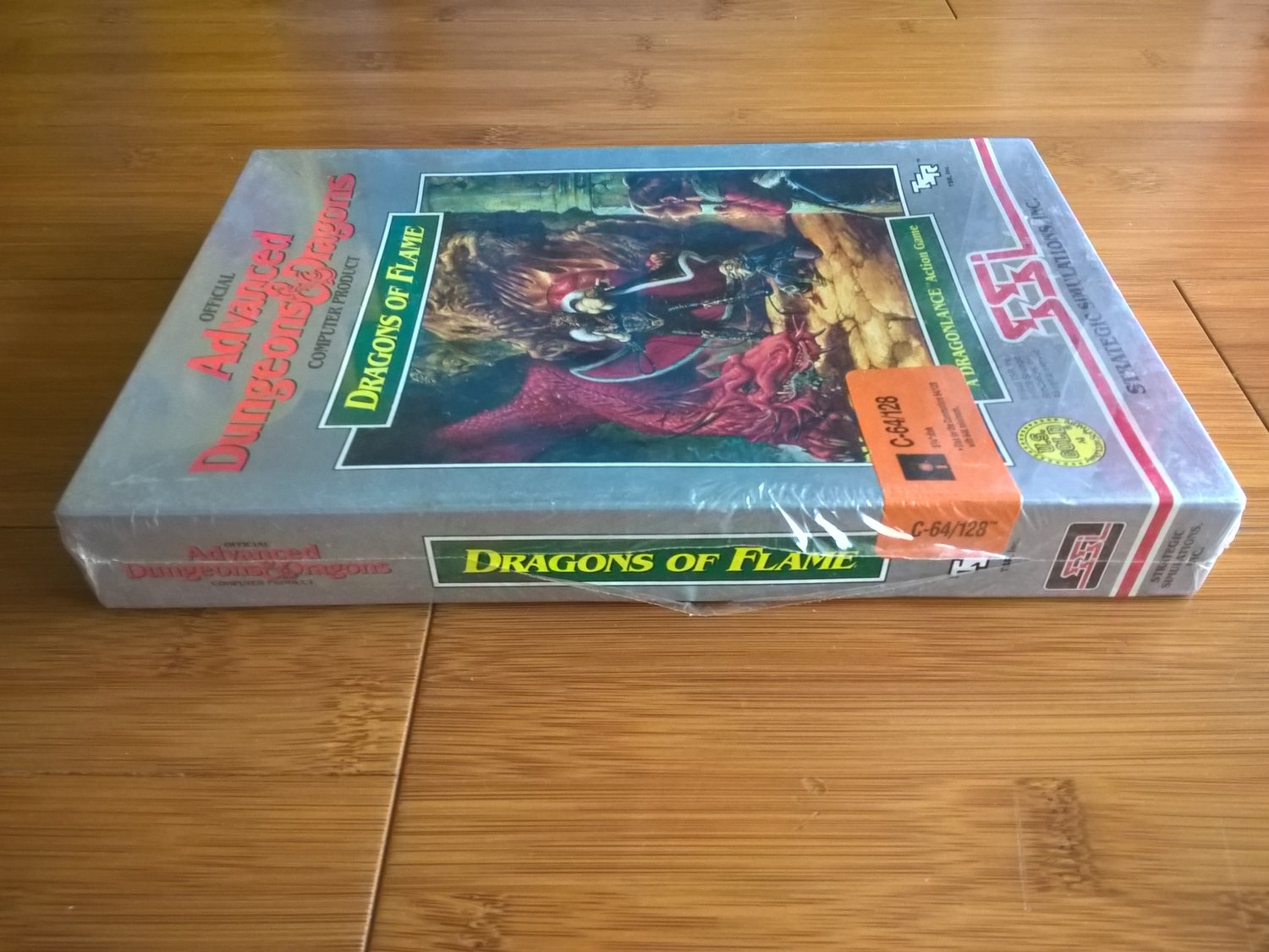 Dragons Of Flame For Commodore 64/128, NEW FACTORY SEALED, SSI AD&D ...