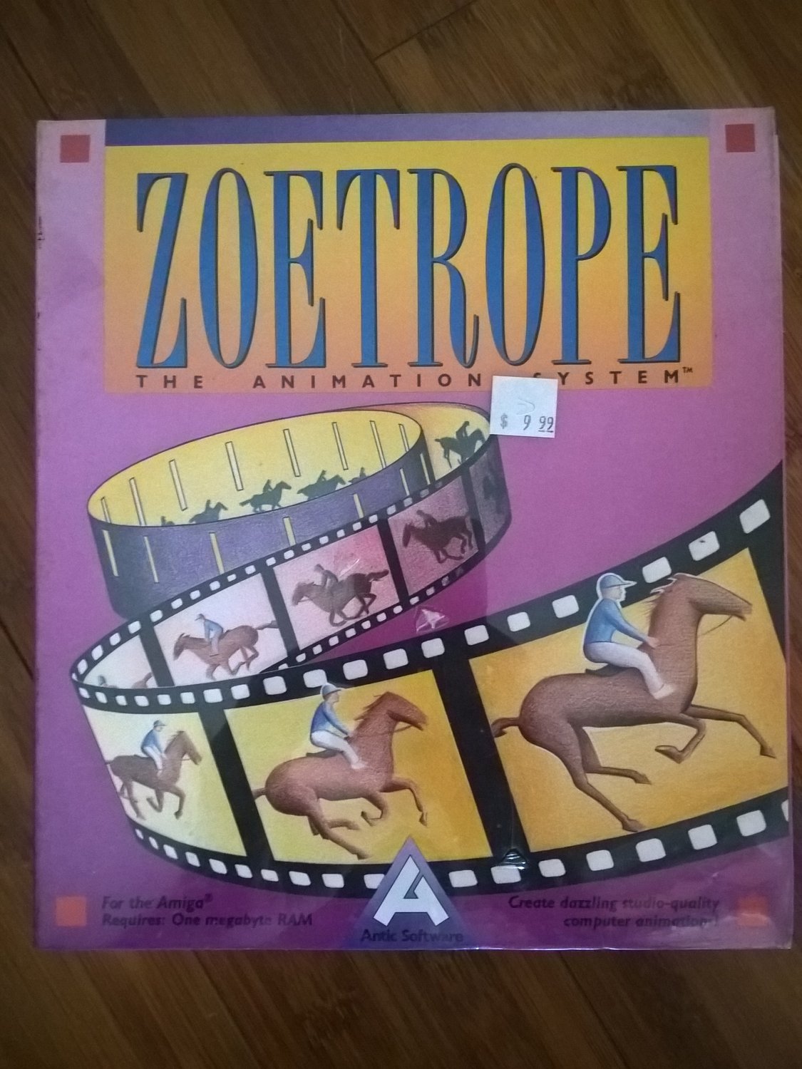 Zoetrope For Commodore Amiga, NEW OPEN BOX, Antic Software