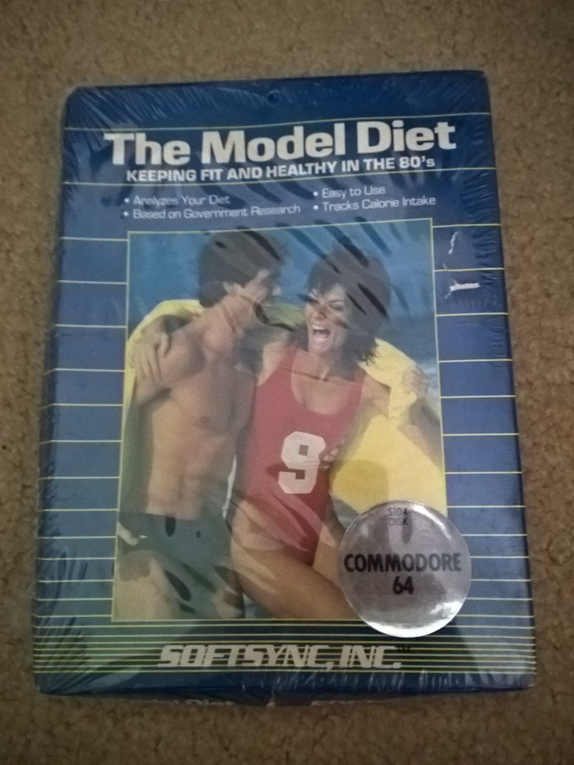 The Model Diet For Commodore 64/128, NEW FACTORY SEALED, SoftSync