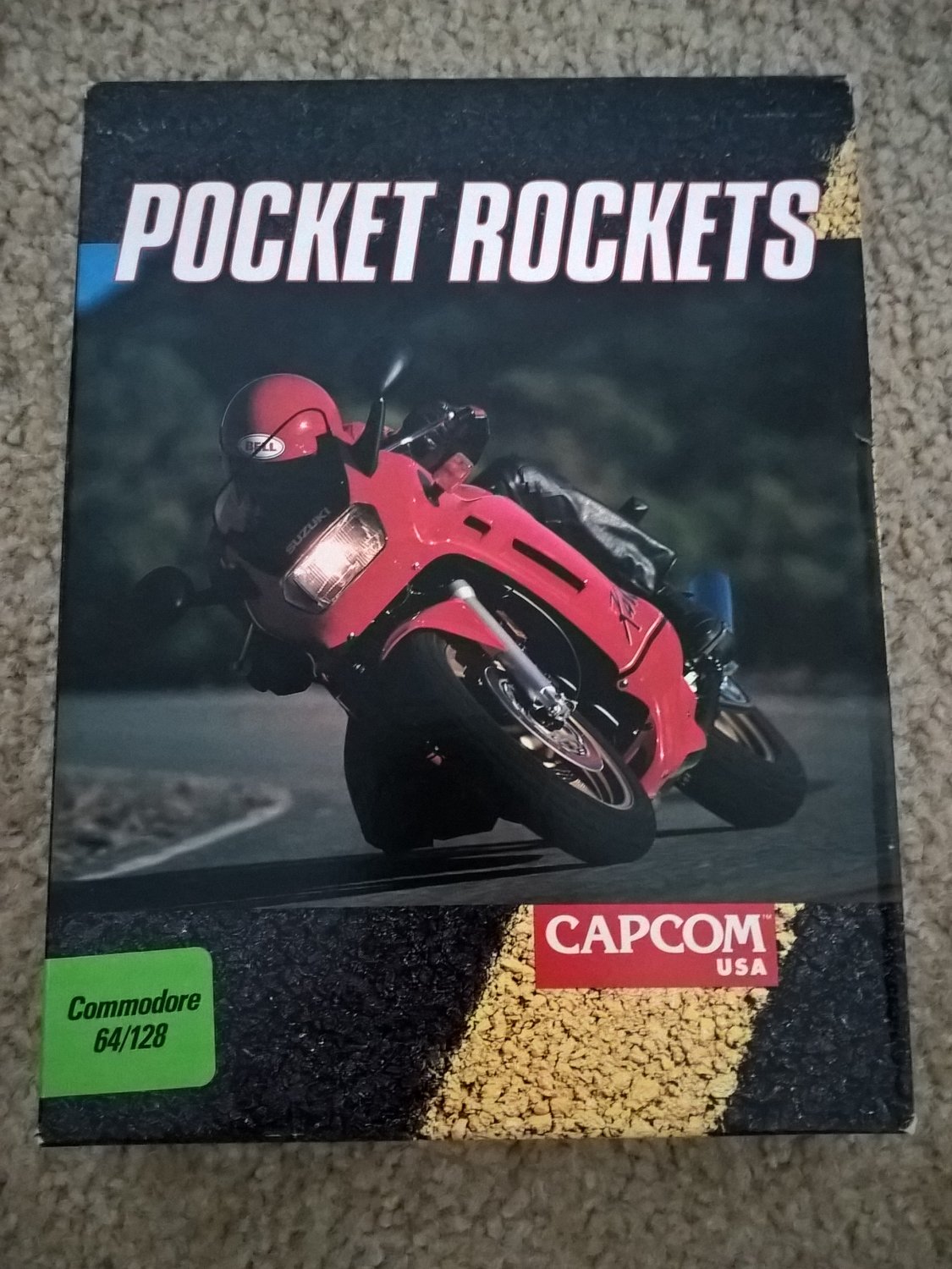 Pocket Rockets for Commodore 64/128, NEW OPEN BOX, CapCom