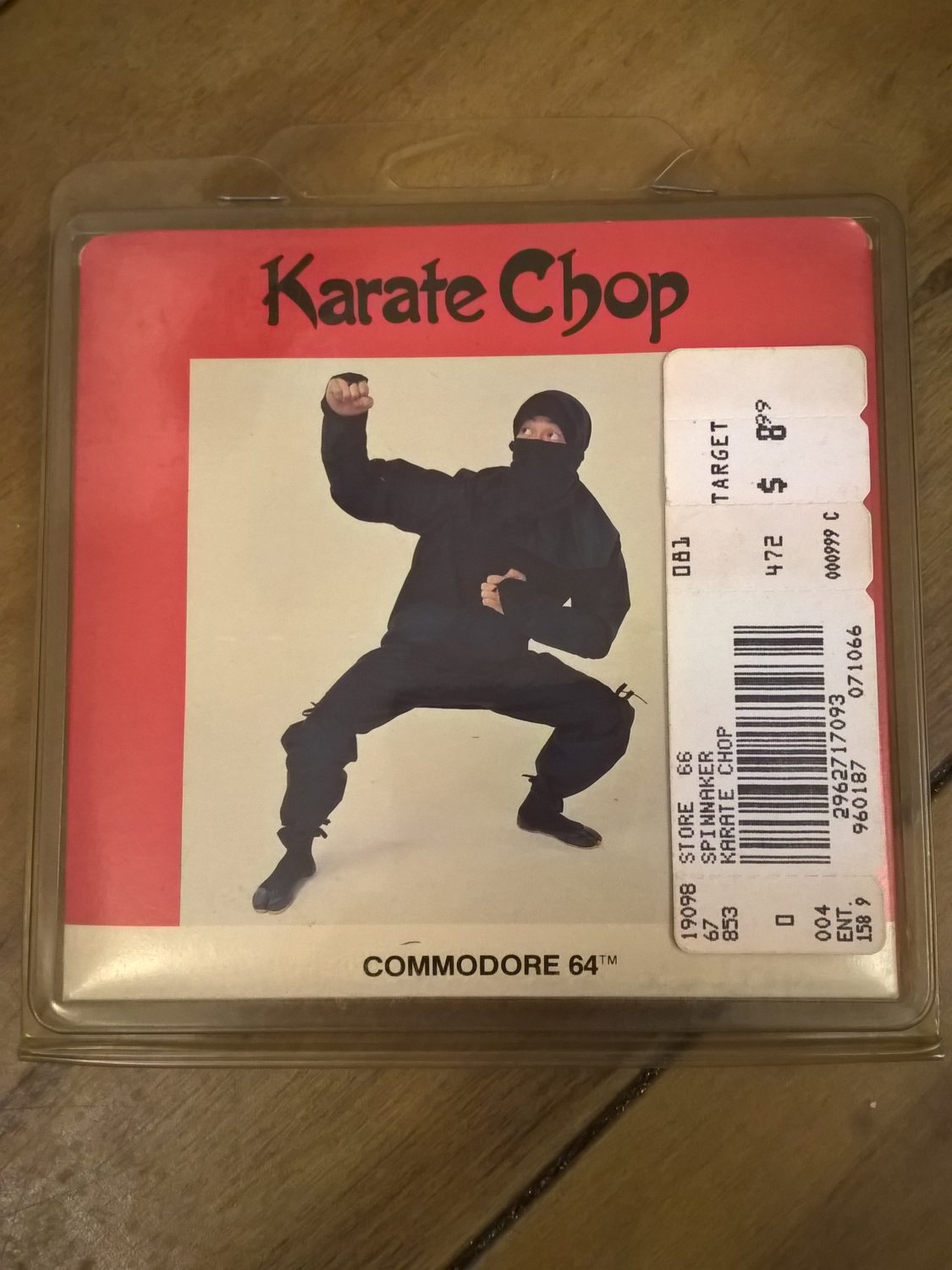 Karate Chop For Commodore 64/128, NEW FACTORY SEALED, Spinnaker