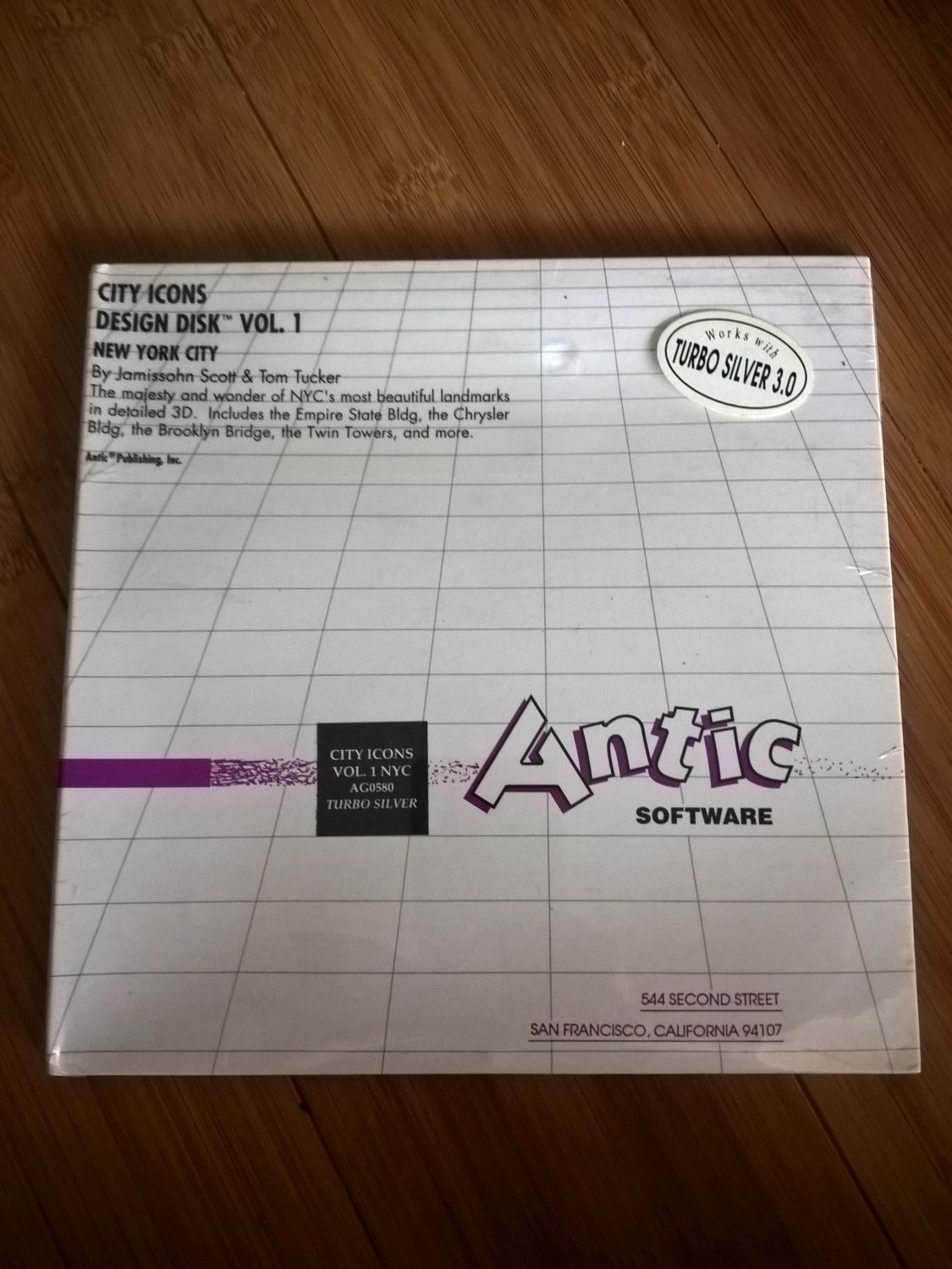 Turbo Silver City Icons Vol 1 NYC, NEW FACTORY SEALED, Antic Commodore Amiga