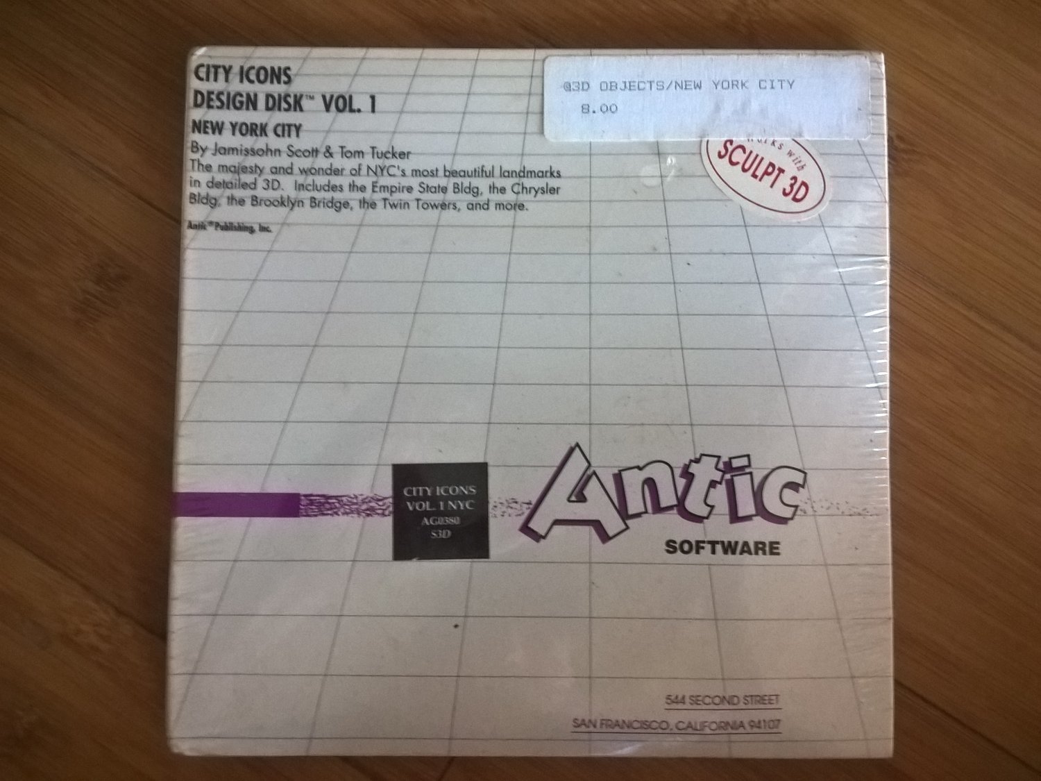 City Icons Vol 1 New York Sculpt 3D, NEW FACTORY SEALED, Antic Commodore Amiga