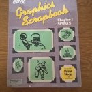 Graphics Scrapbook CH1:Sports For Commodore 64/128, NEW FACTORY SEALED, Epyx