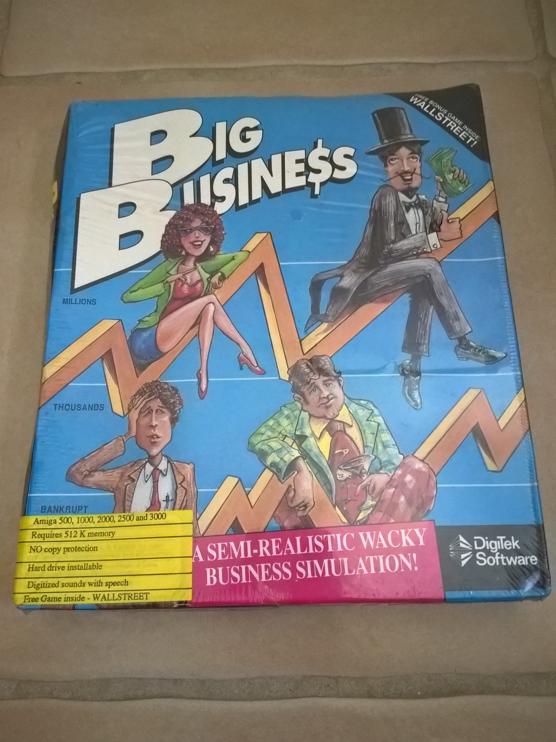 Big Business For Commodore Amiga, NEW FACTORY SEALED, DigiTek