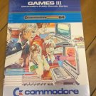 Games III For Commodore 64/128, NEW FACTORY SEALED, Cosmi