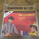 The Gambler For Commodore 64/128, NEW FACTORY SEALED, KeyPunch