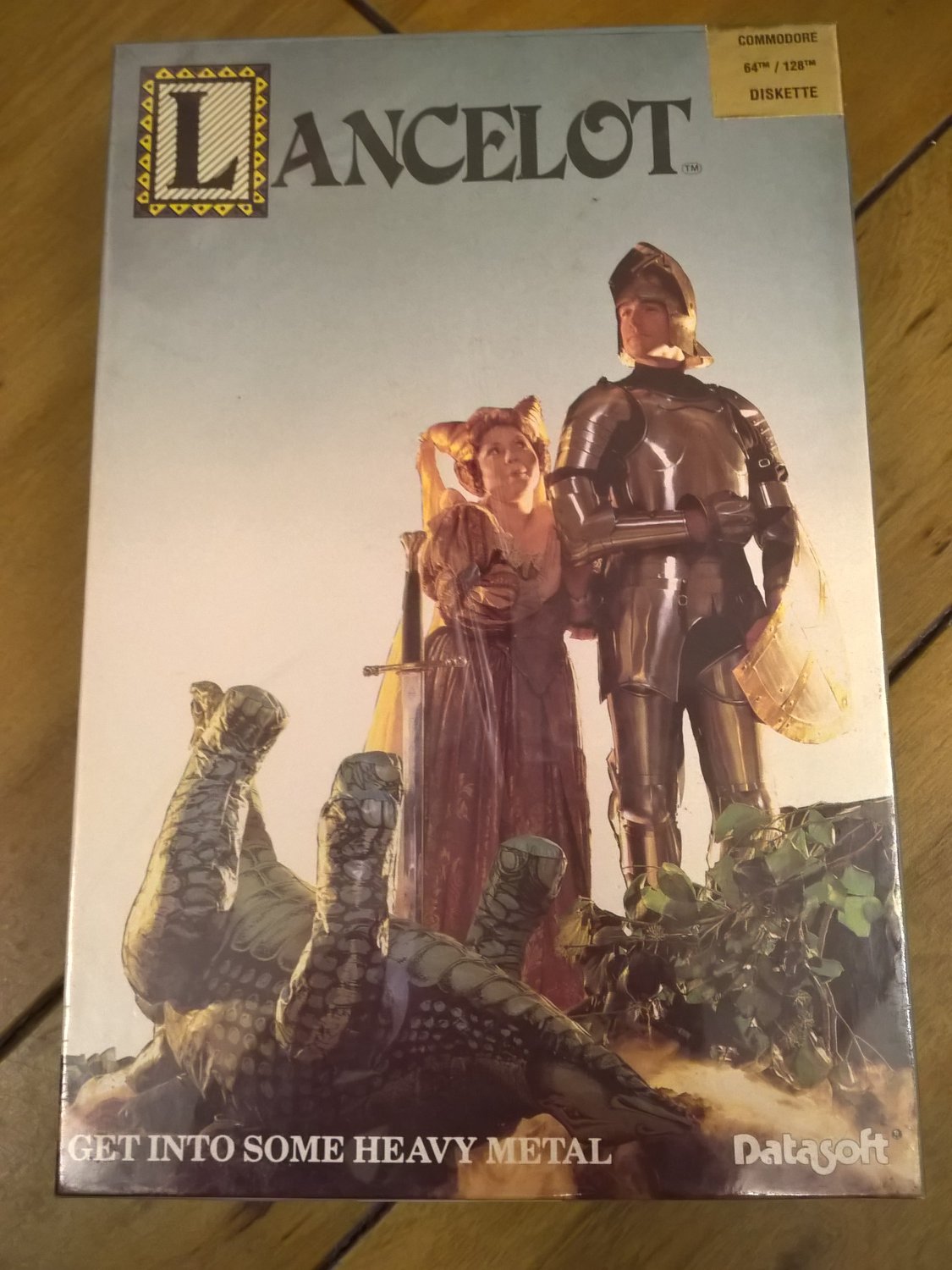 Lancelot For Commodore 64/128, NEW FACTORY SEALED, DataSoft