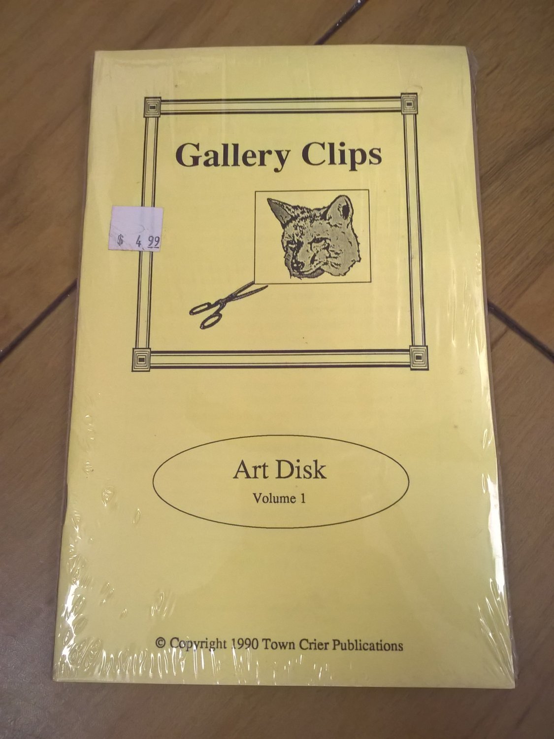Gallery Clips Art Disk Vol 1 For Commodore Amiga, NEW FACTORY SEALED, Town Crier