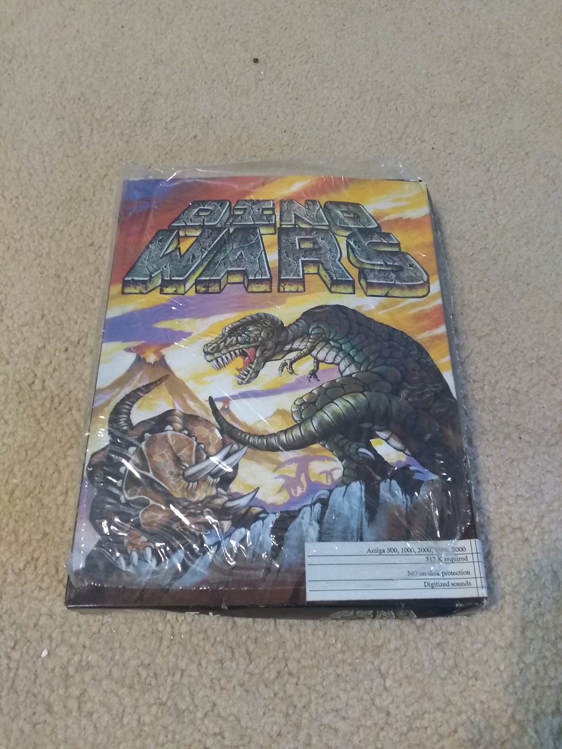 Dino Wars For Commodore Amiga, NEW FACTORY SEALED, DigiTek B-Stock