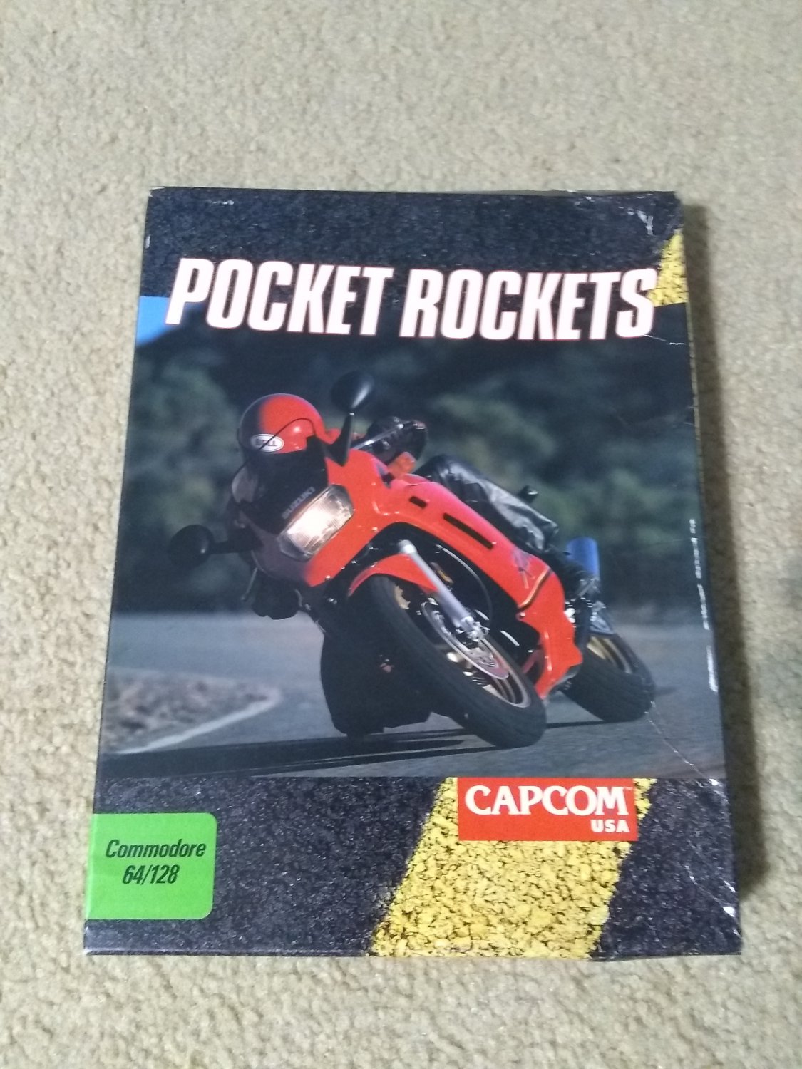 Pocket Rockets for Commodore 64/128, NEW OPEN BOX, CapCom B-Stock