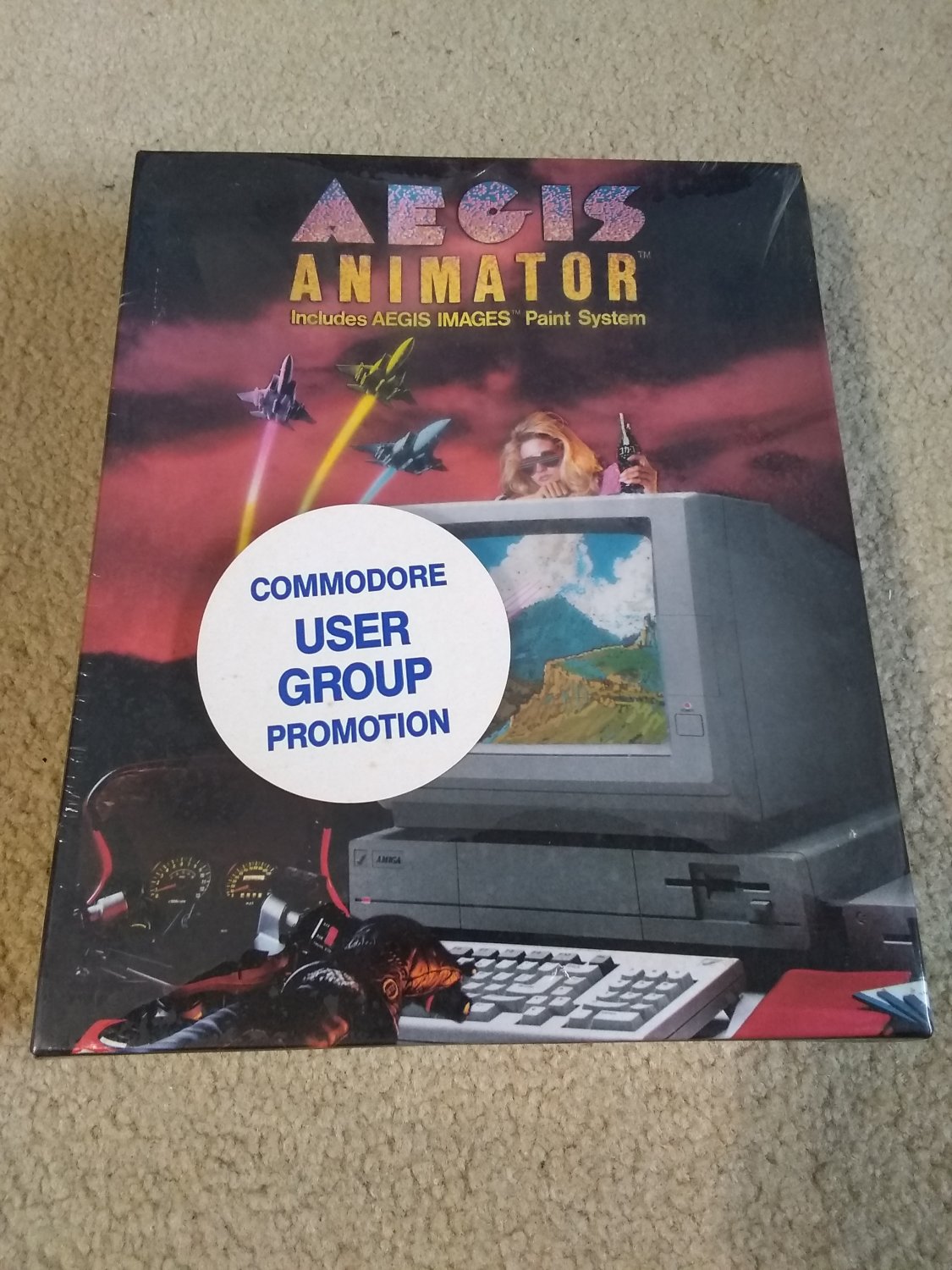Animator for Commodore Amiga, SPECIAL PROMOTIONAL VERSION & SEALED, Aegis B-Stock