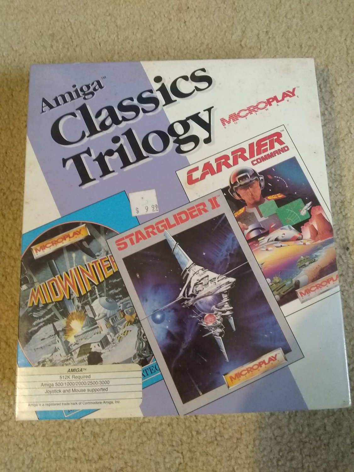 Classics Trilogy For Commodore Amiga, NEW FACTORY SEALED, MicroPlay