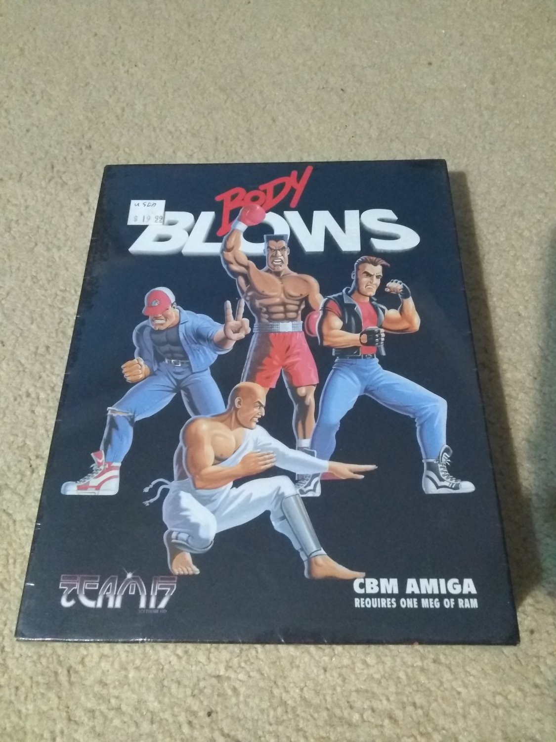 Body Blows For Commodore Amiga, IN BOX, Team 17