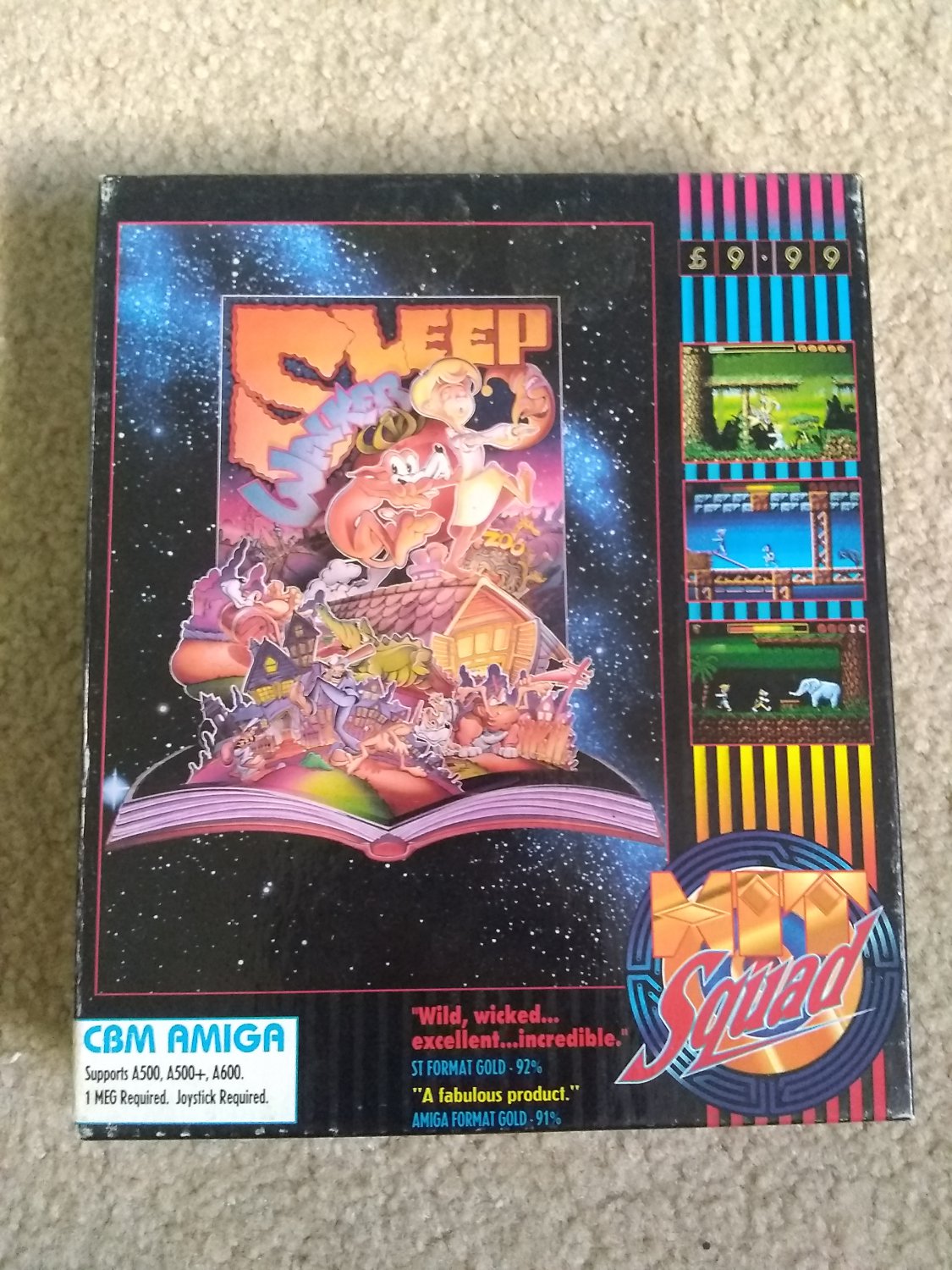 Sleepwalker For Commodore Amiga, NEW OPEN BOX, Ocean