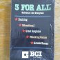 For All For Commodore 64/128, NEW FACTORY SEALED, BCI