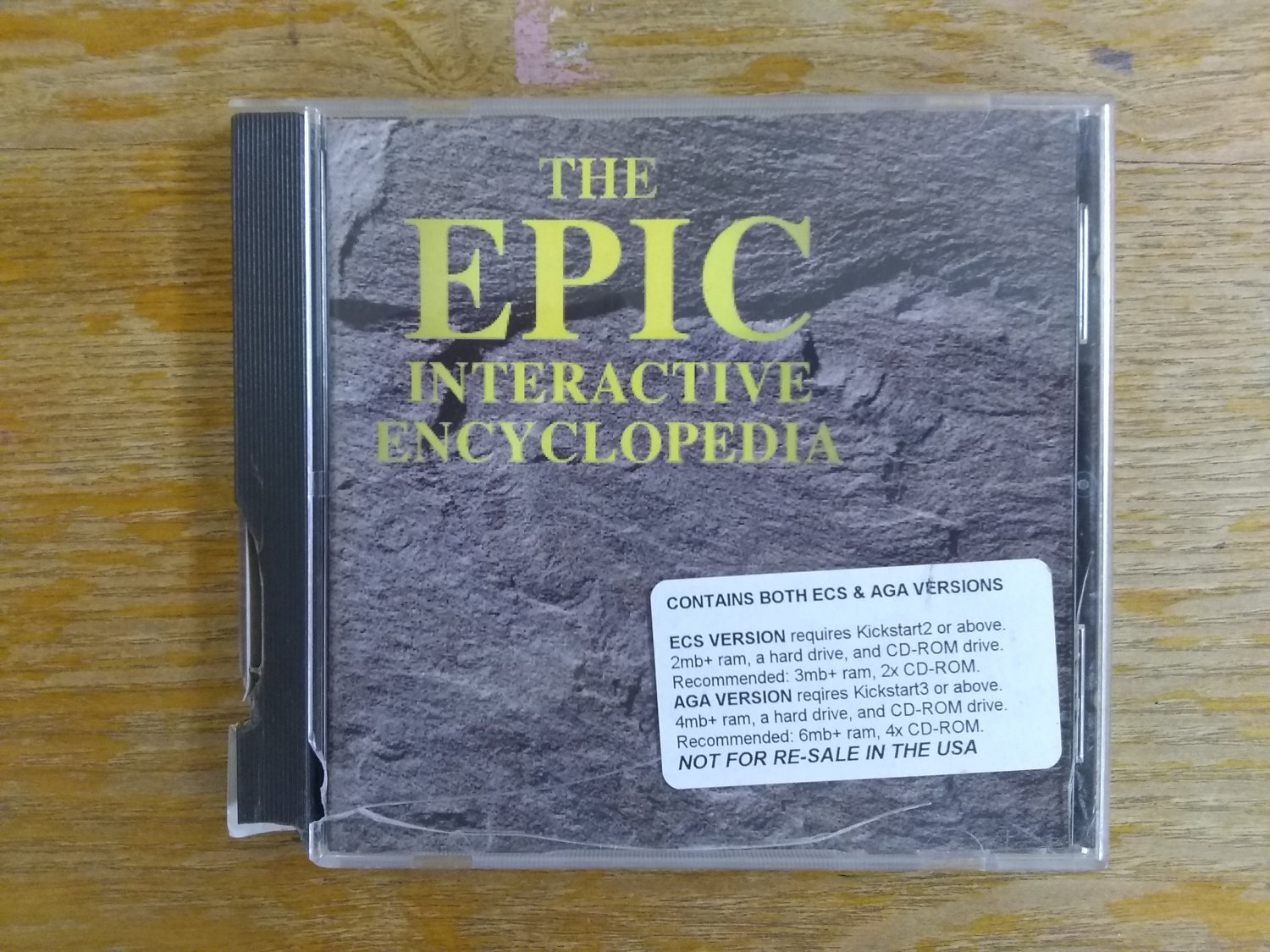 The EPIC Interactive Encyclopedia CD-ROM For Commodore Amiga ECS & AGA B-Stock