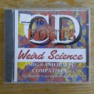 CD Fonts By Weird Science For Commodore Amiga & IBM PC, NEW FACTORY SEALED