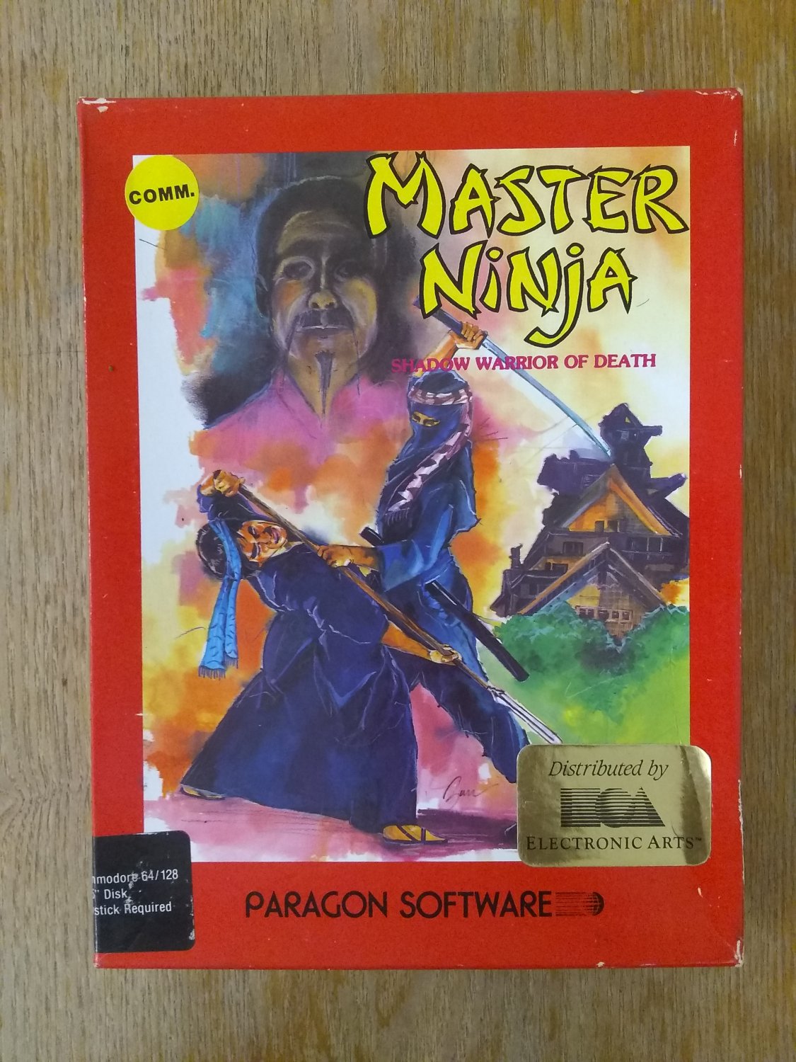 Master Ninja: Shadow Warrior Of Death, Commodore 64, NEW OPEN BOX B-Stock, Paragon