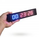 Ledgital Gym Timer Interval Clock 9" Workout Clock Stopwatch Countdown Timer for Home Gym