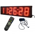 Race Timing Clock 28" Countdown Timer Clock for Running Events IR Remote Control Wall Mount