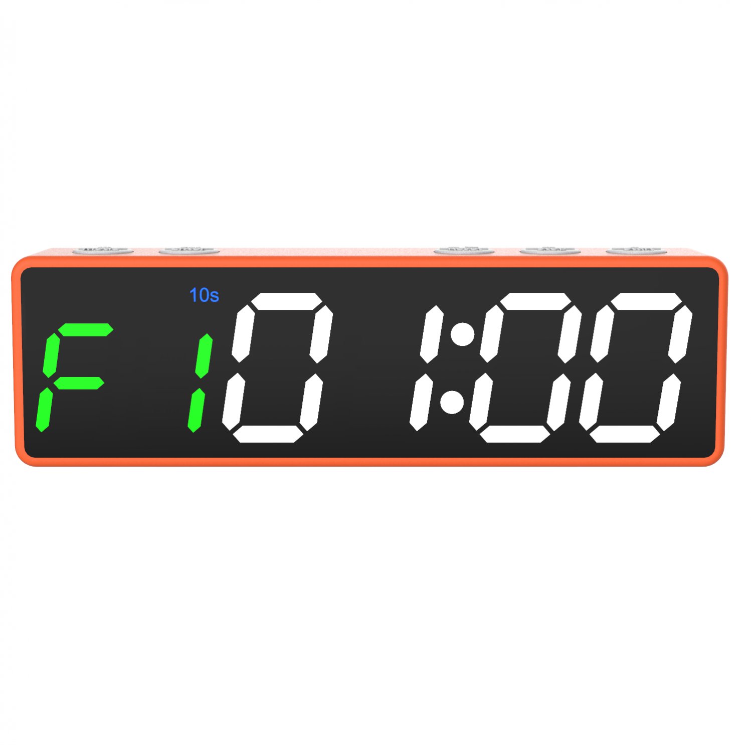 Ultra-Bright LED Pocket Timer for Gym, Kitchen & More - 5.1" Mini Countdown Clock w/ Button Control