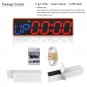 Ultra-Bright LED Pocket Timer for Gym, Kitchen & More - 5.1" Mini Countdown Clock w/ Button Control