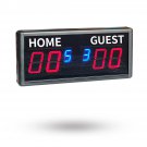 Indoor Electronic Scoreboard with Remote Scores 0-99 and Matches 0-9 Tabletop & Wall Mount