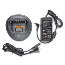 Rapid Ni-MH Charger For Motorola CP200 CP200D CP200XLS Portable Radio