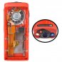 Red Case Housing with ribbon type cable mic and speaker for motorola HT750 radio
