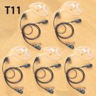 5x Surveillance Kit Clear Tubes Headset Earpiece Earphone For Vertex Standard 5x Surveillance Kit Clear Tubes Headset Earpiece Earphone For Vertex Standard