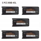 5x KNB-45L Li-ion Battery For Kenwood TK-3312 Portable Radio