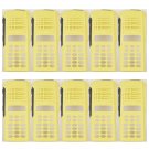 10x Yellow Replacement Repair Case Housing For Motorola HT1250 Portable Radio