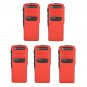 5x Red Replacement Repair Kit Case Housing For Motorola HT750 Portable Radio