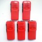 5x Red Replacement Repair Kit Case Housing For Motorola HT750 Portable Radio