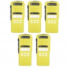 5x Yellow Repair Case Housing For Motorola HT1250 Limited-keypad Portable Radio 5x Yellow Repair Case Housing For Motorola HT1250 Limited-keypad Portable Radio