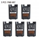 5x FNB-V87 Li-ion Battery For Vertex Standard VX600 VX820 VX821 Portable Radio 5x FNB-V87 Li-ion Battery For Vertex Standard VX600 VX820 VX821 Portable Radio