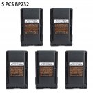 5x BP-232 Li-ion Battery For ICOM IC-F3013 IC-F4013 IC-F3021 IC-F4021 IC-F3023