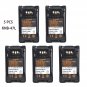 5x KNB-47L Li-ion Battery For Kenwood NX-200 NX-300 TK5220 TK5320 Portable Radio