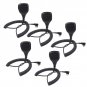 5x Remote Speaker 2-Pin Microphone For Motorola Portable Radios