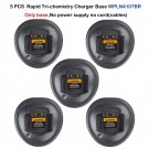 5x Rapid Charger Base For Motorola PRO5350 PRO7150  Portable Radio