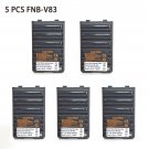 5x FNB-V83 Ni-MH Battery For Vertex Standard VX-800 FT-60R FT-250 Portable Radio