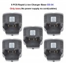5x Rapid Li-ion Charger Base For Vertex Standad VX228 VX230 VX231 Portable Radio