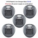 5x Rapid Li-ion Charger Base For Vertex VX-264 VX-350 VX-351 Portable Radio
