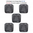 5x Rapid Li-ion Charger Base For ICOM IC-F33G IC-F4011 IC-F4021 Portable Radio 5x Rapid Li-ion Charger Base For ICOM IC-F33G IC-F4011 IC-F4021 Portable Radio