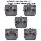 5x Base no power supply for Vertex VX-230 Portable Radio Charger Ni-MH Battery