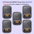 5x Rapid NO-IMPRES Charger Base For Motorola DP4401e DP4800e Portable Radio 5x Rapid NO-IMPRES Charger Base For Motorola DP4401e DP4800e Portable Radio